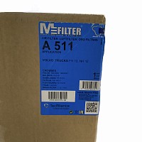 Фильтр воздушный c крышкой Volvo FH12/Renault Mfilter | ТопДизель