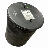 Пневмоподушка со стаканом 2 шп. М12 смещ. 1 отв. штуц. М16 поршень стальной 1 шп. М16 Scania Goodyear | ТопДизель