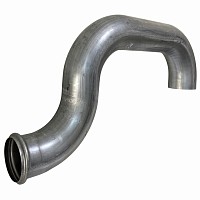 Труба глушителя выхлопная между бочками 3-изг Volvo FH12/16, FM7/10/12 Dinex | ТопДизель