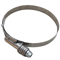 ХОМУТ патрубка интеркулера FLC   D108-130 DINEX НЕРЖ. | ТопДизель