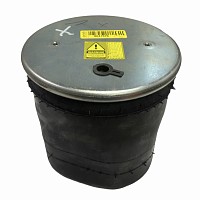 Пневмоподушка без стакана 2 отв. M12 1 отв. штуц. M22 Schmitz/Weweler/ROR Turtech | ТопДизель