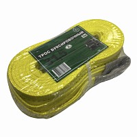 Трос буксировочный 31,5т., длина 5 м, ширина 90мм два слоя (петля-петля) АТ | ТопДизель