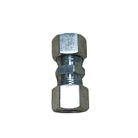 Соединитель 12мм металл с гайкой Peters | ТопДизель