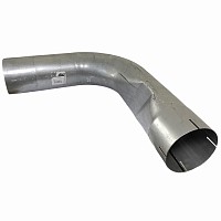 Труба выхлопная уголок сплющенный 1-изг. 90 градусов D=5" International 9200/9400I Dinex | ТопДизель