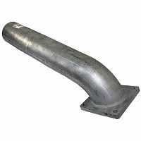 Труба глушителя приемная E-line упрощённая версия квадратный фланец 1-изг MAN F2000 18-40. D2865/2866 94> Dinex | ТопДизель