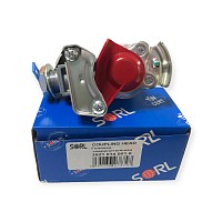 Головка соединительная красная M16x1.5 с фильтром на прицеп Sorl | ТопДизель