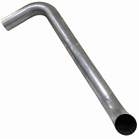 Труба глушителя от гофры до основного глушителя 2-изг 45 градусов D=4" International 9800/Cummins M11 Dinex | ТопДизель