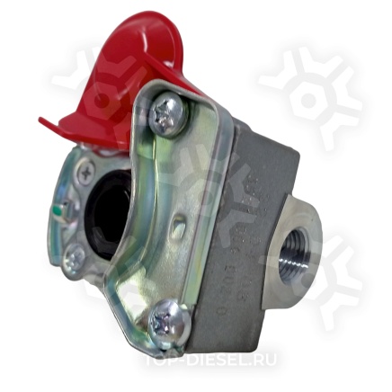 35210040020 Головка соединительная красная M16x1.5 с клапаном на тягач Sorl купить рис.3