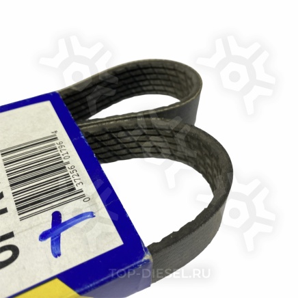 4060500 Ремень поликлиновой привода кондиционера International 9400 Caterpillar C-15 6PK1270 Goodyear купить рис.3
